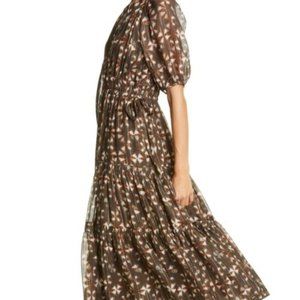Ulla Johnson Tunis Dress in Olive Prism